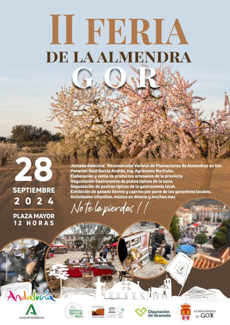 FERIA DE LA ALMENDRA EN GOR, MUNICIPIO DEL GEOPARQUE DE GRANADA