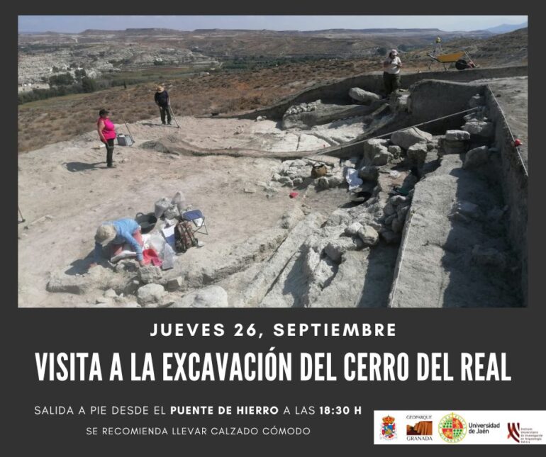 Visita a la excavación del Cerro del Real