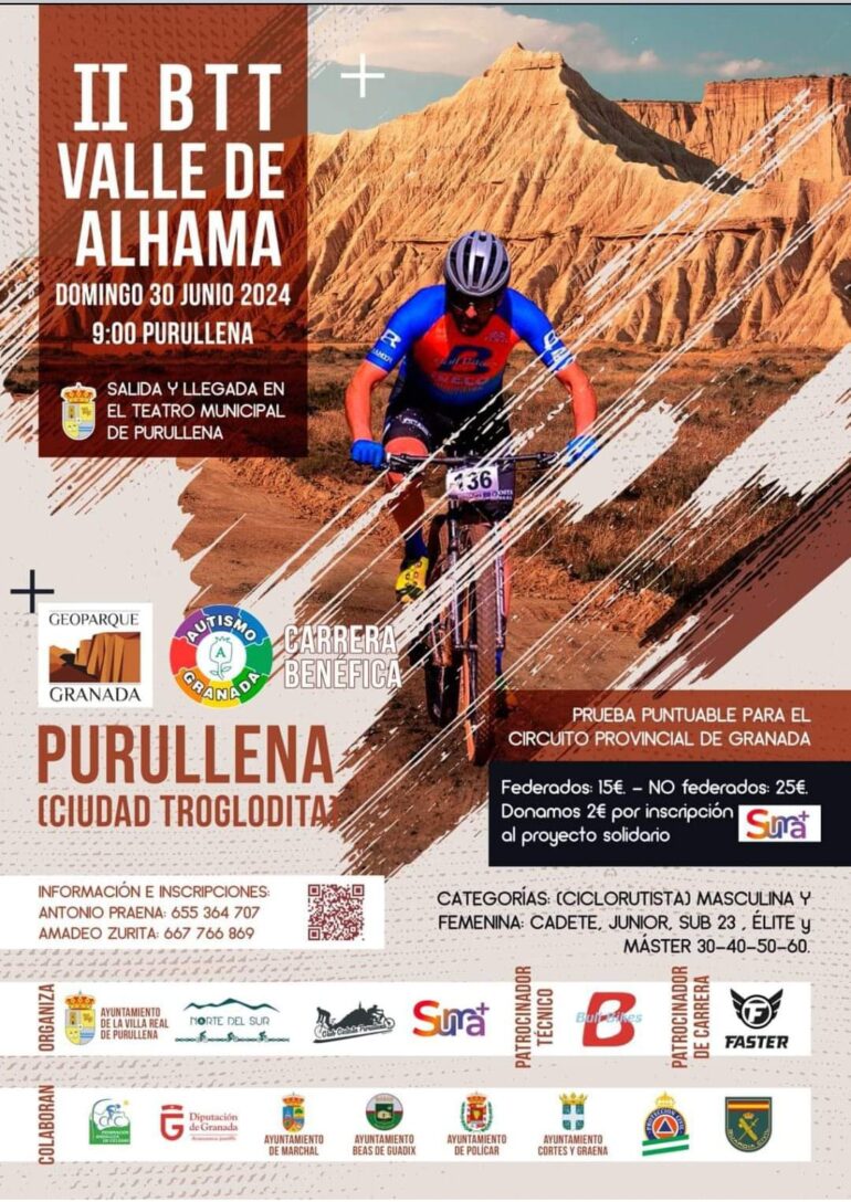 II BTT VALLE DE ALHAMA en Purullena